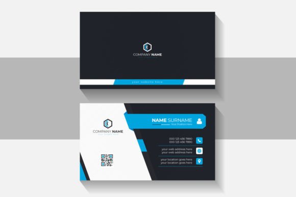 Blue Modern Business Card Template: A Foundation for Professional Branding