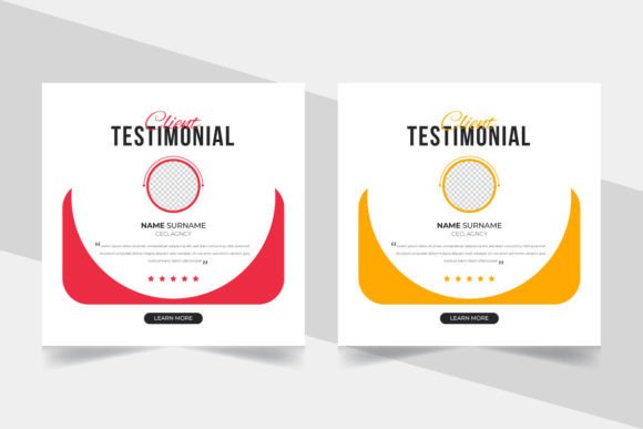 Client Review Web Banner Template: Showcase Social Proof