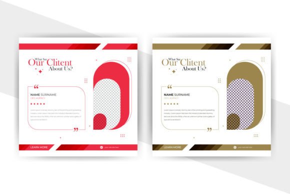 Customer Feedback Testimonial: A Modern Design Template