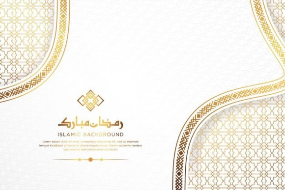 Elegant Dark and Golden Luxury Islamic Ornamental Backgrounds