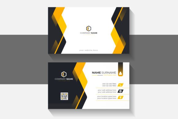 First Impressions in Black and Yellow: The Modern Business Card