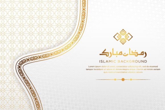 Golden Elegance: Designing with Islamic Luxury Backgrounds