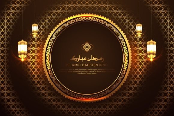 Luxury 3D Style Islamic Background: A Design Asset for Ramadan and Beyond