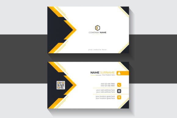 Mastering Brand Impact with Dark and Orange Business Card Designs